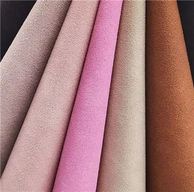 چرم مصنوعی دوبل جیر میکروفایبر چرم مصنوعی Nubuck