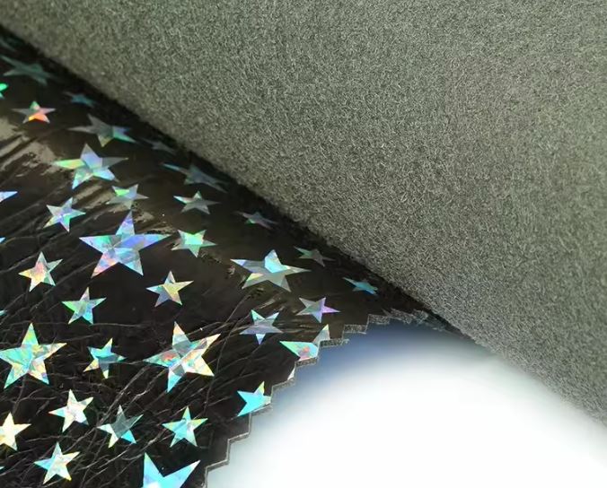 Microfiber Suede Leather Printed Vinyl Synthetic Fabric