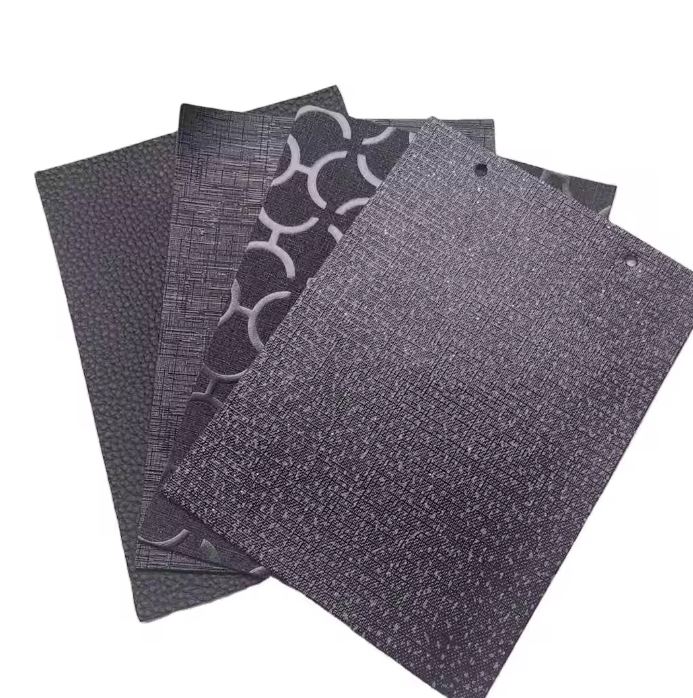 PVC Synthetic Leather Embossed Printed Faux Leather Fabric 2.0mm PVC Leather For Car Mat Floor